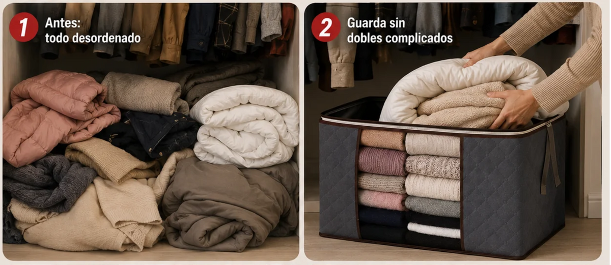 ClosetMax™ 3X1 — Elimina el caos de tu clóset